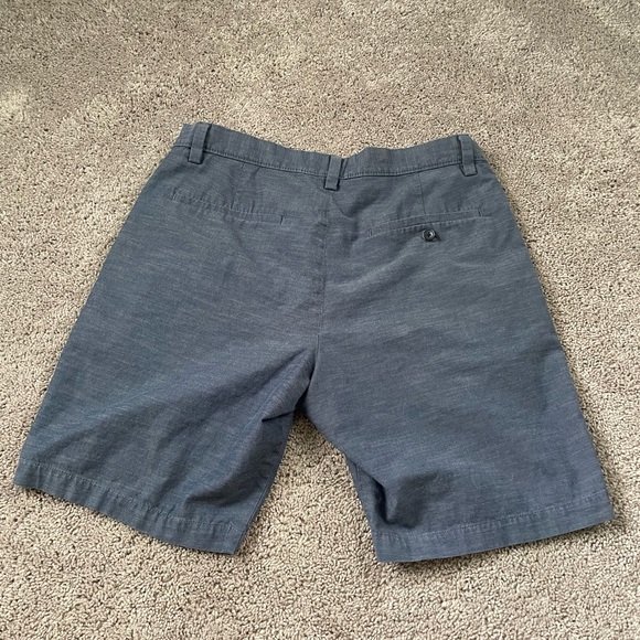 Banana Republic Aiden 9” Stretch Cotton Sim-Fit Shorts Navy Blue Mens 33 - Picture 3 of 3